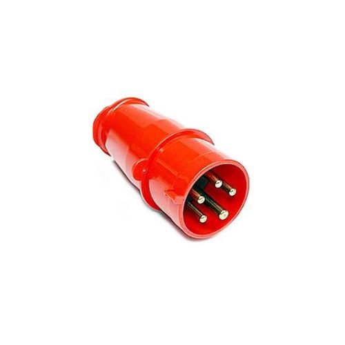 Imagem Produto PLUG BLINDADO MACHO 5 POLOS 16A 380/440V 6H VERMELHO IP44 - STECK