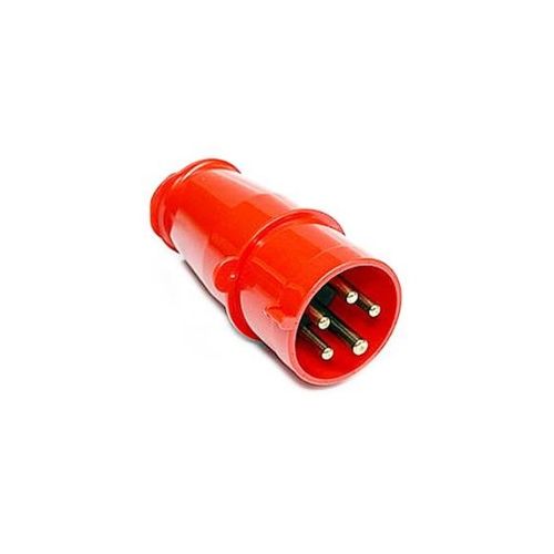 Imagem Produto PLUG BLINDADO MACHO 5 POLOS 32A 380/440V 6H VERMELHO IP44 - STECK