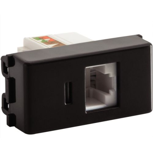 Imagem Produto MODULO TOMADA RJ45 CAT6 GRAFITE LIZ - TRAMONTINA