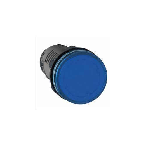 Imagem Produto SINALEIRO PLASTICO LED 22,5MM 220VCA AZUL REDONDO ARO PRETO - SCHNEIDER INDUSTRIAL