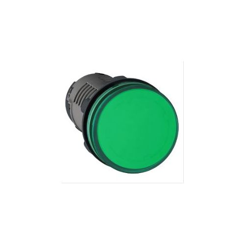 Imagem Produto SINALEIRO PLASTICO LED 22,5MM 220VCA VERDE REDONDO ARO PRETO - SCHNEIDER INDUSTRIAL
