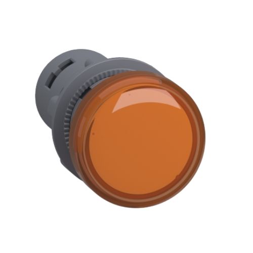 Imagem Produto SINALEIRO PLASTICO LED 22,5MM 24VCA/CC LARANJA (AMBAR) REDONDO ARO PRETO - SCHNEIDER INDUSTRIAL