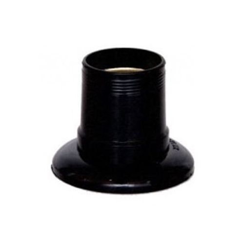 Imagem Produto SUPORTE TERMOPLASTICO E27 BASE RETA PRETO SEM CHAVE SEM RABICHO