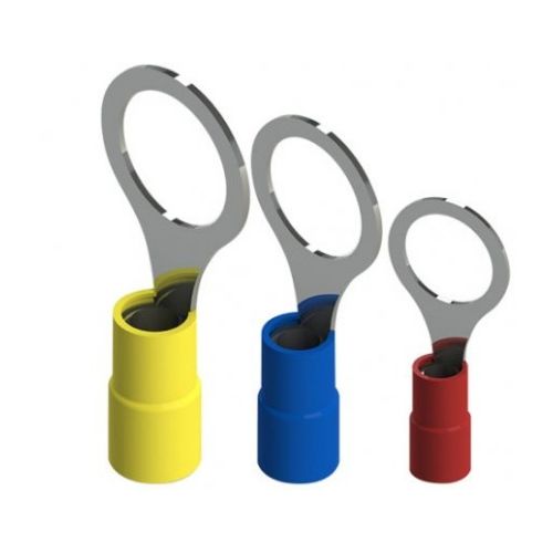 Imagem Produto TERMINAL PRE ISOLADO OLHAL 1,5MM VERMELHO FURO 5MM (VALOR DE 100 PECAS)