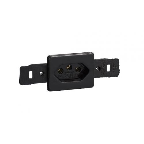 Imagem Produto TOMADA 2P+T 20A P/TAMPA CONDULETE C/3 ESPACOS PRETA - SCHNEIDER
