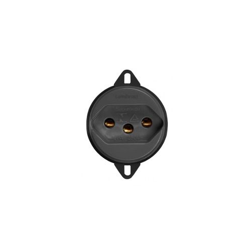 Imagem Produto TOMADA 2P+T 20A PRETA P/TAMPA DE PISO - LUMIBRAS
