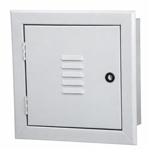 Imagem Produto CAIXA TELEFONE METALICA EMBUTIR 40X40X13,5CM TLBE3 (FUNDO DE MADEIRA) - CEMAR