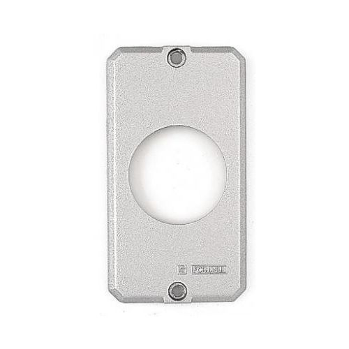 Imagem Produto TAMPA P/CONDULETE ALUMINIO SEM PINTURA 1 ESPACO REDONDO 1/2", 3/4" - TRAMONTINA