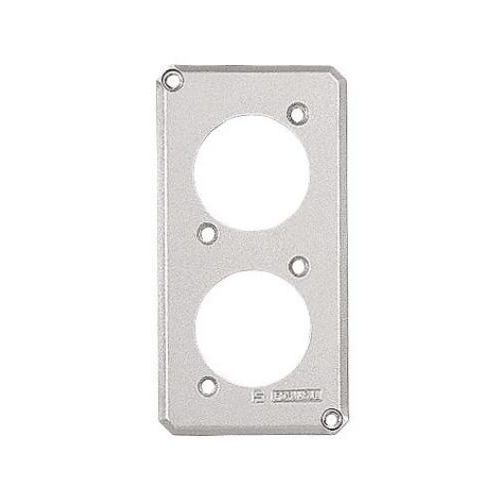 Imagem Produto TAMPA P/CONDULETE ALUMINIO SEM PINTURA 2 ESPACOS REDONDOS 1" - TRAMONTINA