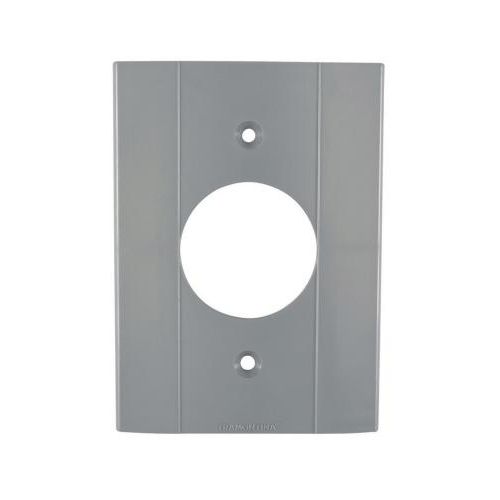 Imagem Produto TAMPA P/CONDULETE PVC 1 ESPACO REDONDO 1/2", 3/4" E 1" CINZA - TRAMONTINA
