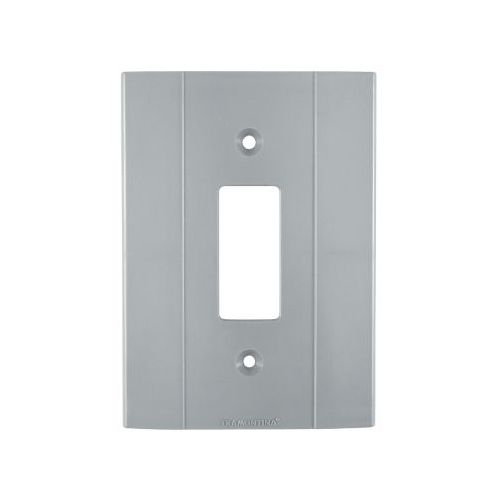 Imagem Produto TAMPA P/CONDULETE PVC 1 ESPACO RETANGULAR 1/2", 3/4" E 1" CINZA - TRAMONTINA