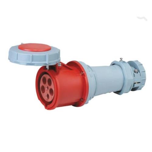 Imagem Produto ACOPLAMENTO BLINDADO EXTENSAO 5 POLOS 63A 380/440V 6H VERMELHO IP67 - WEG
