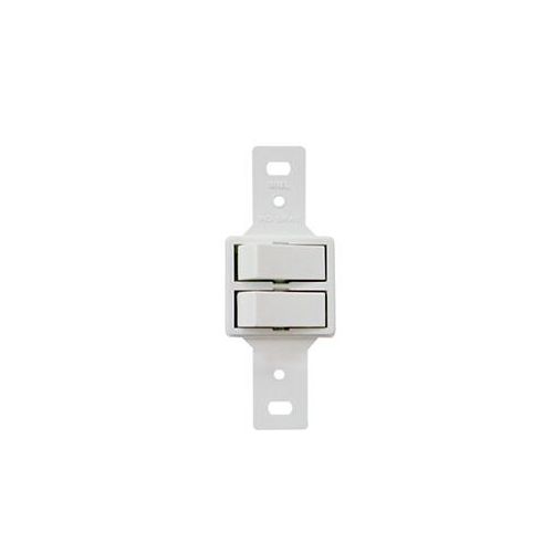 Imagem Produto INTERRUPTOR EMBUTIR 2 TECLAS SIMPLES JUNTOS HORIZONTAL BRANCO P/CONDULETE - LUMIBRAS