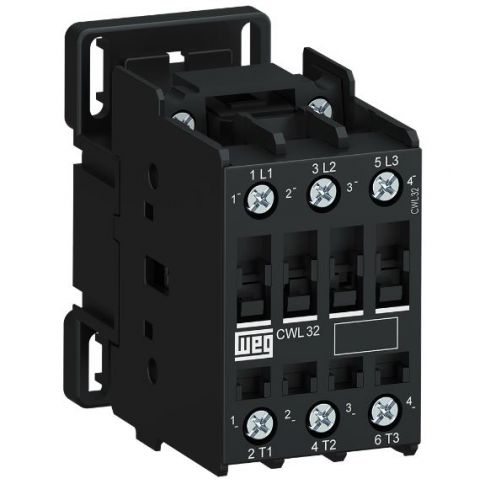 Imagem Produto CONTATOR PRINCIPAL TRIPOLAR 32A S/NANF 220VCA 50/60HZ CWL32-00-30D23 - WEG