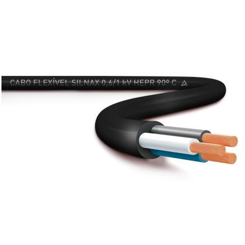 Imagem Produto CABO FLEXIVEL COBRE HEPR 90G 1KV 3X1,5 PRETO ATOX - SIL