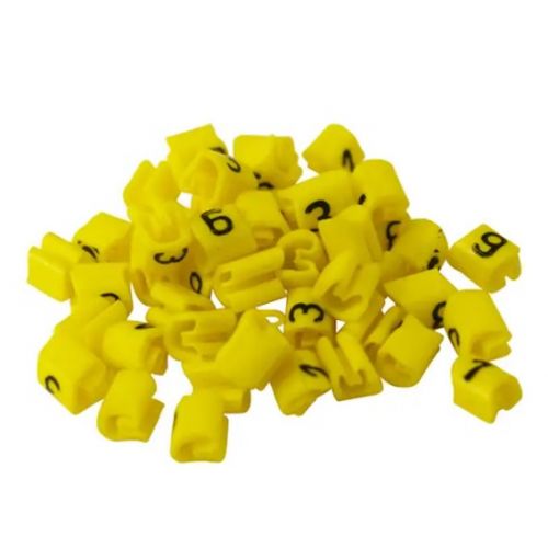Imagem Produto MARCADOR MILENIUM (MHG2/5) 0,50-6,0MM2 (E) AMARELO (VALOR DE 1000 PECAS) - HELLERMANN
