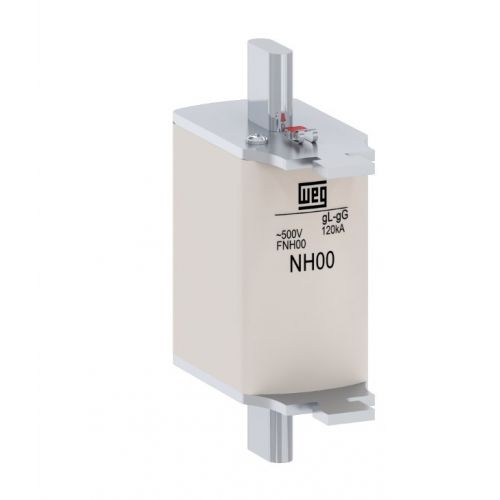 Imagem Produto FUSIVEL NH RETARDADO TAMANHO 00 50A 500VCA FNH00-50U - WEG