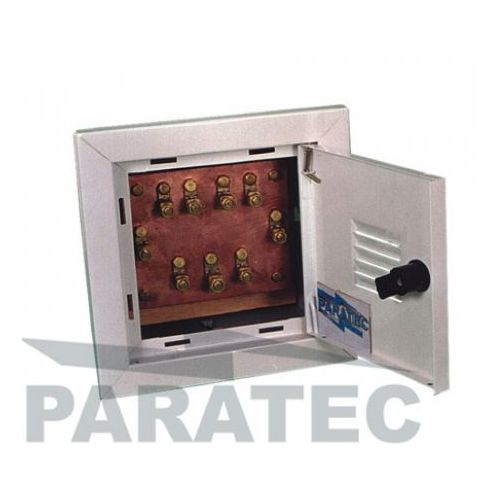 Imagem Produto CAIXA EQUALIZACAOLIZACAO METALICA SOBREPOR 20X20X12CM SPDA - PARATEC