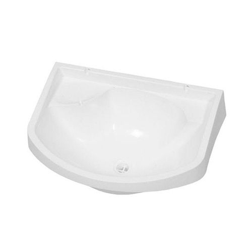 Imagem Produto LAVATORIO PLASTICO PEQUENO 34X25CM C/VALVULA BRANCO - HERC