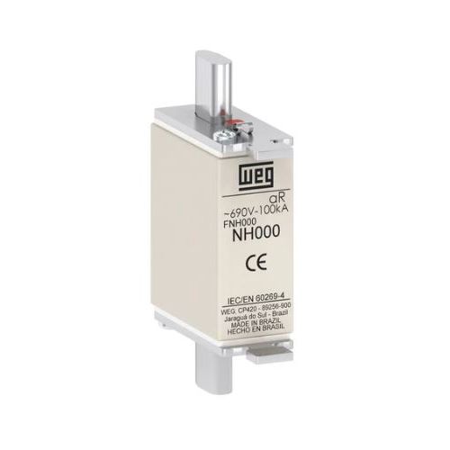 Imagem Produto FUSIVEL NH ULTRA RAPIDO TAMANHO 000 63A 690VCA - WEG