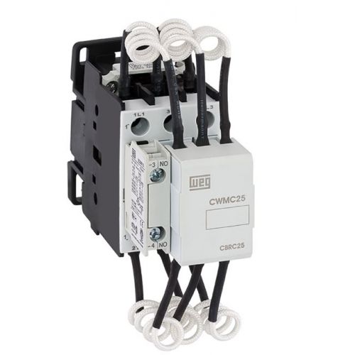 Imagem do produto CONTATOR P/CAPACITOR 11KVAR 25A 220V CWMC25-10-30X26 - WEG