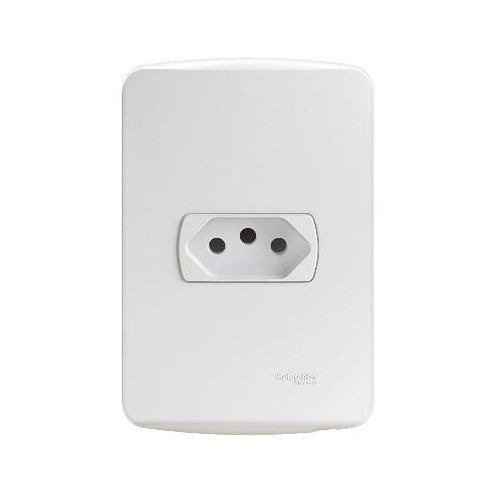 Imagem Produto TOMADA EMBUTIR 2P+T 20A BRANCA COMPLETA MILUZ - SCHNEIDER