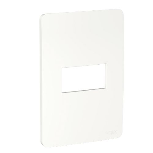 Imagem Produto PLACA 4X2 COM 1 ESPACO HORIZONTAL BRANCA ORION SEM SUPORTE - SCHNEIDER