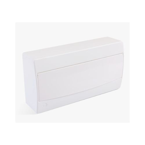 Imagem Produto CD PVC SOBREPOR 18 DISJUNTORES DIN BRANCO PORTA BRANCA - BET PLASTICOS