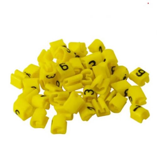 Imagem do produto MARCADOR MILENIUM (MHG3/7) 1,5-10,0MM2 (5) AMARELO (VALOR DE 1000 PECAS) - HELLERMANN