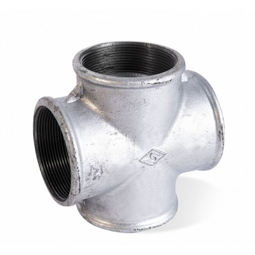 Imagem Produto CRUZETA GALVANIZADA A FOGO P/TUBO HIDRAULICO BSP 1