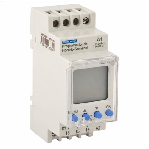 Imagem Produto PROGRAMADOR HORARIO DIGITAL  264V 52 PROGRAMAS - TRAMONTINA