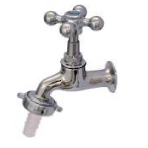 Imagem Produto TORNEIRA METALICA P/TANQUE/JARDIM INSTALACAO PAREDE CURTA C33 (FIXA) - ALPHA