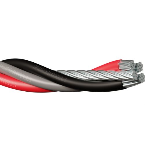 Imagem Produto CABO ALUMINIO QUADRUPLEX 3X25+25MM NEUTRO NU