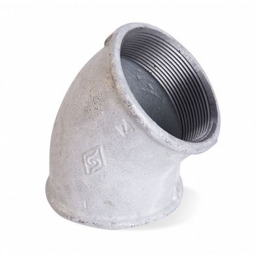 Imagem Produto JOELHO (COTOVELO) 45G GALVANIZADO A FOGO P/TUBO HIDRAULICO BSP 3