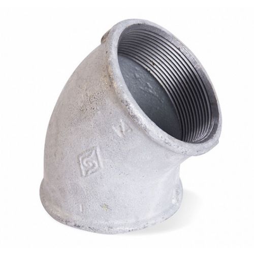 Imagem Produto JOELHO (COTOVELO) 45G GALVANIZADO A FOGO P/TUBO HIDRAULICO 1 1/2