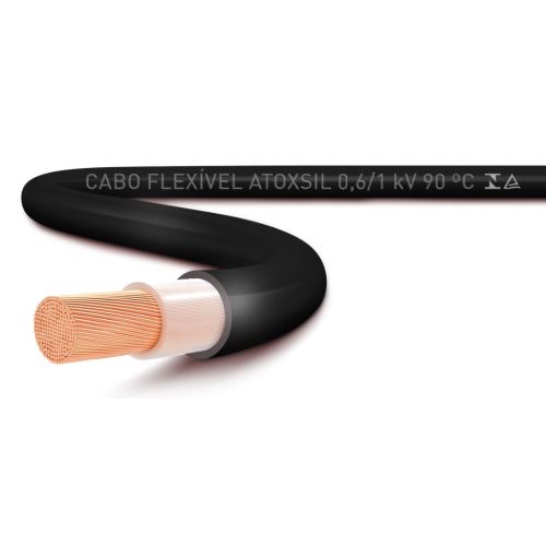 Imagem Produto CABO FLEXIVEL COBRE HEPR 90G 1KV 1X2,5MM PRETO ATOX - SIL