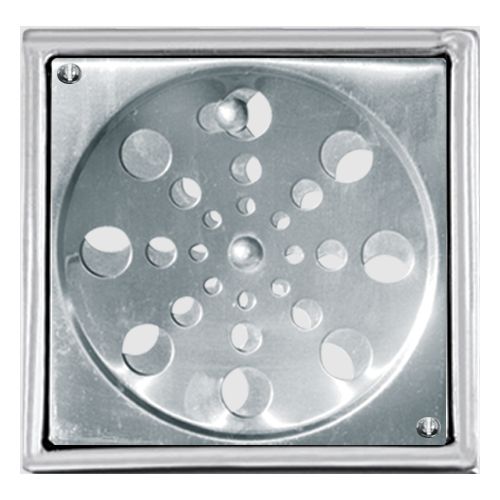 Imagem Produto GRELHA METALICA QUADRADA INOX 15CM ABRE/FECHA COM PORTA GRELHA -      