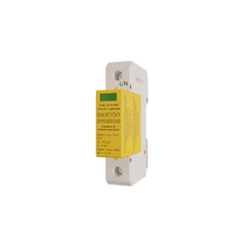 Imagem do produto DISPOSITIVO DE PROTECAO CONTRA SURTOS (DPS) DIN 20KA 275V BRANCO - EXATRON