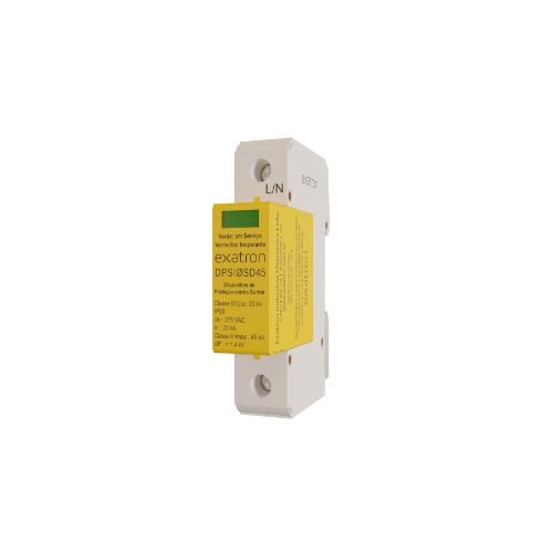 Imagem do produto DISPOSITIVO DE PROTECAO CONTRA SURTOS (DPS) DIN 45KA 275V BRANCO - EXATRON