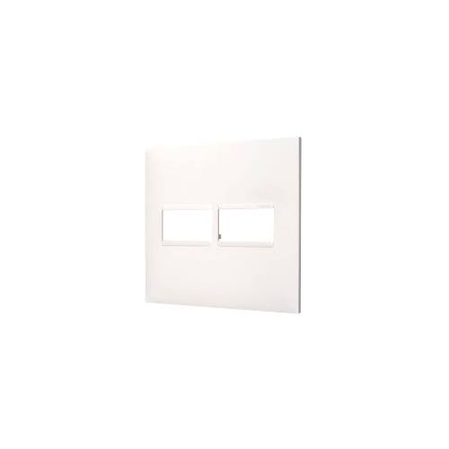 Imagem Produto PLACA 4X4 COM 1+1 ESPACOS BRANCA PIAL PLUS+ SEM SUPORTE - PIAL