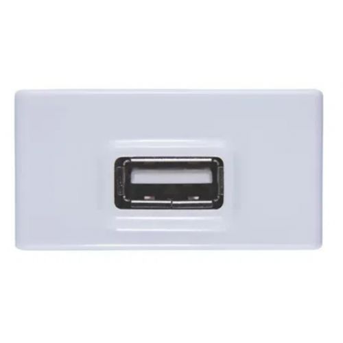 Imagem Produto MODULO TOMADA USB 1,5A BIVOLT BRANCO LIZ - TRAMONTINA
