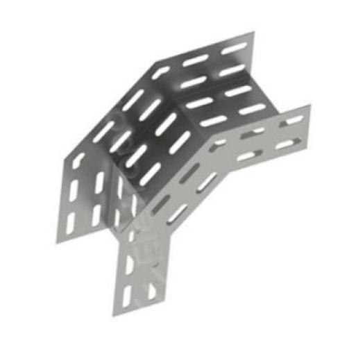 Imagem Produto CURVA P/ELETROCALHA GALVANIZADA A FOGO VERTICAL EXTERNA 90G 100X50MM ARAMADA 3/16 - JEA