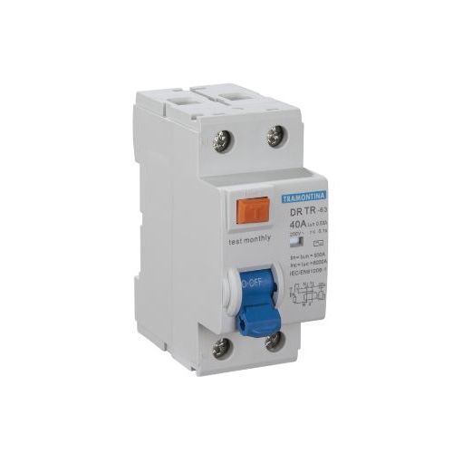 Imagem Produto DISPOSITIVO RESIDUAL (DR) 4 POLOS 25A 30MA - TRAMONTINA