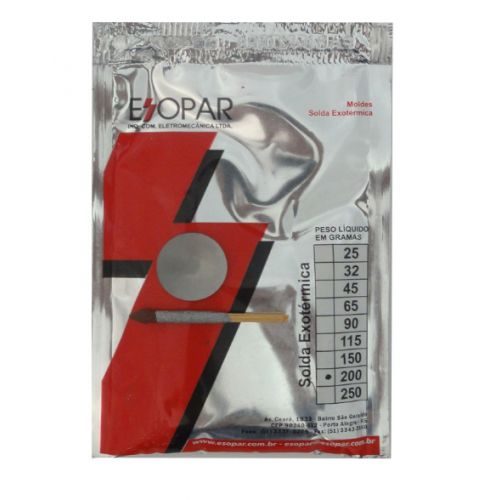 Imagem Produto PO P/SOLDA EXOTERMICA COM PALITO E DISCO N65 - ESOPAR