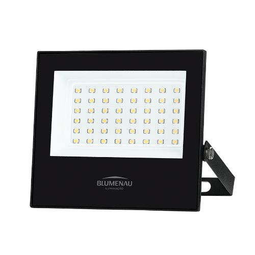Imagem Produto REFLETOR LED 50W 4100K 3900L IP66 CORPO PRETO - BLUMENAU