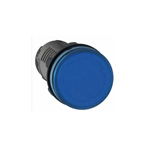 Imagem Produto SINALEIRO PLASTICO LED 22,5MM 24VCA/CC REDONDO AZUL ARO PRETO - SCHNEIDER INDUSTRIAL