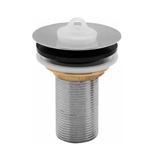 Imagem Produto VALVULA ESCOAMENTO ABS P/LAVAT SEM LADRAO CROMADO - ALPHA