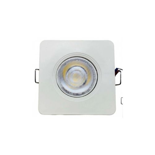 Imagem Produto LUMINARIA SPOT LED EMBUTIR QUADRADA 3W 3000K BRANCA 7X7CM - FOX LUX