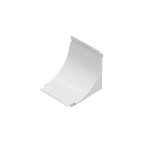 Imagem Produto CURVA P/CANALETA ALUMINIO VERTICAL INTERNA 90G 25MMX45MM BRANCA - DUTOTEC