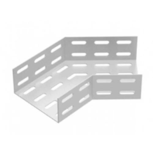 Imagem Produto CURVA P/ELETROCALHA PRE ZINCADO PERFURADA HORIZONTAL 45G 100X50MM - JEA